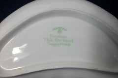 HAVILAND BLUE CORNFLOWER-   CRESCENT BONE DISH  ..... http://jaapiesfinechinastore.com