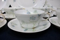 HAVILAND BLUE CORNFLOWER- CUP & SAUCER ..... http://jaapiesfinechinastore.com