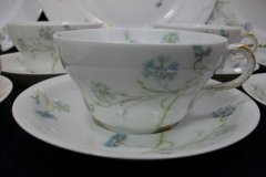 HAVILAND BLUE CORNFLOWER- CUP & SAUCER ..... http://jaapiesfinechinastore.com