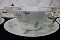 HAVILAND BLUE CORNFLOWER- CUP & SAUCER ..... http://jaapiesfinechinastore.com