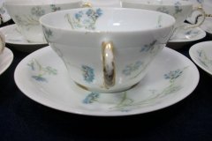 HAVILAND BLUE CORNFLOWER- CUP & SAUCER ..... http://jaapiesfinechinastore.com