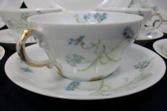 HAVILAND BLUE CORNFLOWER- CUP & SAUCER ..... http://jaapiesfinechinastore.com