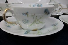 HAVILAND BLUE CORNFLOWER- CUP & SAUCER ..... http://jaapiesfinechinastore.com