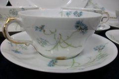 HAVILAND BLUE CORNFLOWER- CUP & SAUCER ..... http://jaapiesfinechinastore.com