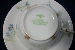 HAVILAND BLUE CORNFLOWER- CUP & SAUCER ..... http://jaapiesfinechinastore.com