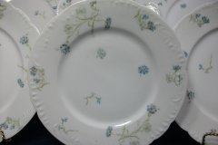 HAVILAND BLUE CORNFLOWER- LUNCHEON  PLATE 9 1/8" ..... http://jaapiesfinechinastore.com