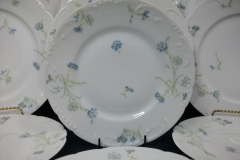 HAVILAND BLUE CORNFLOWER- SALAD PLATE 8 1/8" ..... https://www.jaapiesfinechinastore.com