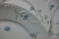 HAVILAND BLUE CORNFLOWER- SALAD PLATE 8 1/8" ..... https://www.jaapiesfinechinastore.com