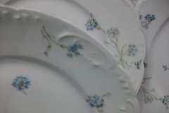 HAVILAND BLUE CORNFLOWER- SALAD PLATE 8 1/8" ..... http://jaapiesfinechinastore.com