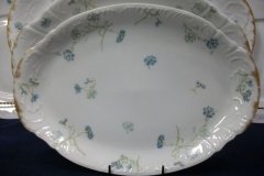 HAVILAND BLUE CORNFLOWER-  SERVING PLATTER 11 3/4"   ..... http://jaapiesfinechinastore.com