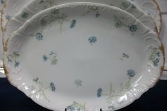 HAVILAND BLUE CORNFLOWER-  SERVING PLATTER 11 3/4"   ..... http://jaapiesfinechinastore.com
