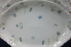 HAVILAND BLUE CORNFLOWER-  SERVING PLATTER 11 3/4"   ..... http://jaapiesfinechinastore.com