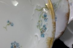 HAVILAND BLUE CORNFLOWER-  SERVING PLATTER 11 3/4"   ..... http://jaapiesfinechinastore.com