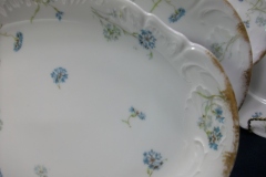 HAVILAND BLUE CORNFLOWER-  SERVING PLATTER 11 3/4"   ..... https://www.jaapiesfinechinastore.com