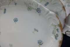 HAVILAND BLUE CORNFLOWER-  SERVING PLATTER 11 3/4"   ..... http://jaapiesfinechinastore.com