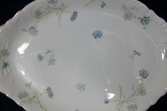 HAVILAND BLUE CORNFLOWER-  SERVING PLATTER 11 3/4"   ..... http://jaapiesfinechinastore.com