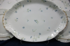 HAVILAND BLUE CORNFLOWER- SERVING PLATTER 18  3/8" ..... https://www.jaapiesfinechinastore.com