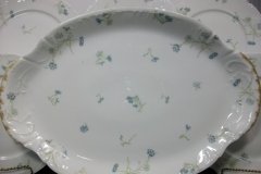 HAVILAND BLUE CORNFLOWER- SERVING PLATTER 18  3/8" ..... http://jaapiesfinechinastore.com