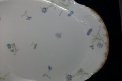 HAVILAND BLUE CORNFLOWER- SERVING PLATTER 18  3/8" ..... https://www.jaapiesfinechinastore.com