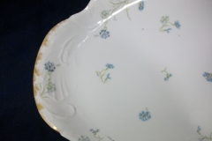 HAVILAND BLUE CORNFLOWER- SERVING PLATTER 18  3/8" ..... https://www.jaapiesfinechinastore.com