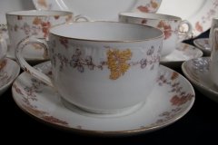 HAVILAND CFH-GDM AUTUMN-  CUP & SAUCER  .....   http://jaapiesfinechinastore.com