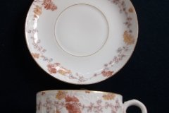 HAVILAND CFH-GDM AUTUMN-  CUP & SAUCER  .....   http://jaapiesfinechinastore.com