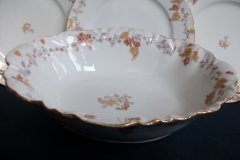 HAVILAND-CFH/GDM- AUTUMN-  OVAL SERVING BOWL.....   http://jaapiesfinechinastore.com