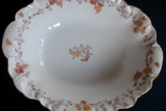 HAVILAND-CFH/GDM- AUTUMN-  OVAL SERVING BOWL.....   https://www.jaapiesfinechinastore.com