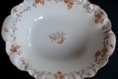 HAVILAND-CFH/GDM- AUTUMN-  OVAL SERVING BOWL.....   http://jaapiesfinechinastore.com
