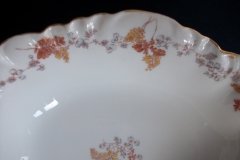 HAVILAND-CFH/GDM- AUTUMN-  OVAL SERVING BOWL.....   http://jaapiesfinechinastore.com