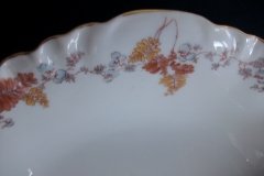 HAVILAND-CFH/GDM- AUTUMN-  OVAL SERVING BOWL.....   http://jaapiesfinechinastore.com