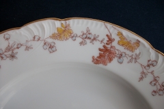 HAVILAND-CFH/GDM- AUTUMN-  RIM SOUP BOWL   .....   https://www.jaapiesfinechinastore.com