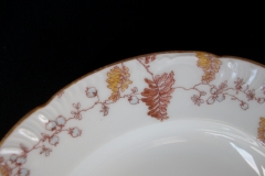 HAVILAND-CFH/GDM- AUTUMN-  RIM SOUP BOWL   .....   https://www.jaapiesfinechinastore.com