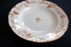 HAVILAND-CFH/GDM- AUTUMN-  RIM SOUP BOWL   .....   https://www.jaapiesfinechinastore.com