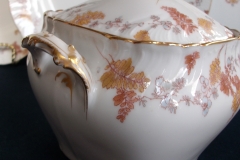 HAVILAND-CFH/GDM AUTUMN- COVERED SUGAR BOWL   .....   https://www.jaapiesfinechinastore.com