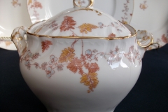 HAVILAND-CFH/GDM AUTUMN- COVERED SUGAR BOWL   .....   https://www.jaapiesfinechinastore.com