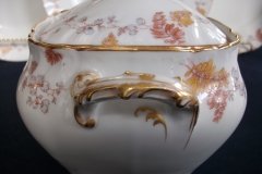 HAVILAND-CFH/GDM AUTUMN- COVERED SUGAR BOWL   .....   http://jaapiesfinechinastore.com