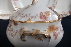 HAVILAND-CFH/GDM AUTUMN- COVERED SUGAR BOWL   .....   http://jaapiesfinechinastore.com