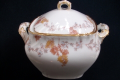 HAVILAND-CFH/GDM AUTUMN- COVERED SUGAR BOWL   .....   https://www.jaapiesfinechinastore.com