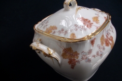 HAVILAND-CFH/GDM AUTUMN- COVERED SUGAR BOWL   .....   https://www.jaapiesfinechinastore.com