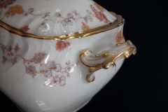 HAVILAND-CFH/GDM AUTUMN- COVERED SUGAR BOWL   .....   https://www.jaapiesfinechinastore.com