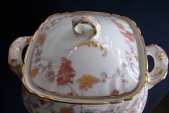 HAVILAND-CFH/GDM AUTUMN- COVERED SUGAR BOWL   .....   https://www.jaapiesfinechinastore.com