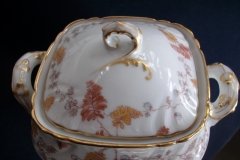 HAVILAND-CFH/GDM AUTUMN- COVERED SUGAR BOWL   .....   http://jaapiesfinechinastore.com