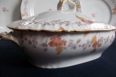 HAVILAND-CFH/GDM- AUTUMN- VEGETABLE TUREEN  .....   http://jaapiesfinechinastore.com