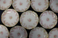 HAVILAND FLORAL GARLAND SCH 525-  BUTTER PAT..... https://www.jaapiesfinechinastore.com