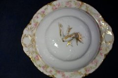 HAVILAND FLORAL GARLAND SCH 525- COVERED BUTTER DISH (NO STRAINER)   ..... http://jaapiesfinechinastore.com