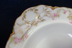 HAVILAND FLORAL GARLAND SCH 525- COVERED BUTTER DISH (NO STRAINER)   ..... http://jaapiesfinechinastore.com