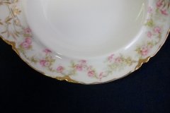 HAVILAND FLORAL GARLAND SCH 525- COVERED BUTTER DISH (NO STRAINER)   ..... http://jaapiesfinechinastore.com