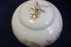 HAVILAND FLORAL GARLAND SCH 525- COVERED BUTTER DISH (NO STRAINER)   ..... https://www.jaapiesfinechinastore.com