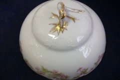 HAVILAND FLORAL GARLAND SCH 525- COVERED BUTTER DISH (NO STRAINER)   ..... http://jaapiesfinechinastore.com